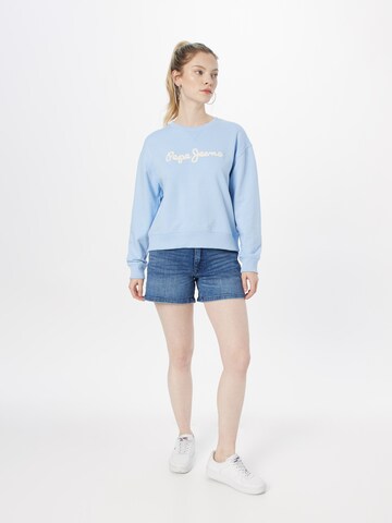 Pepe Jeans Sweatshirt 'NANETTES' in Blauw