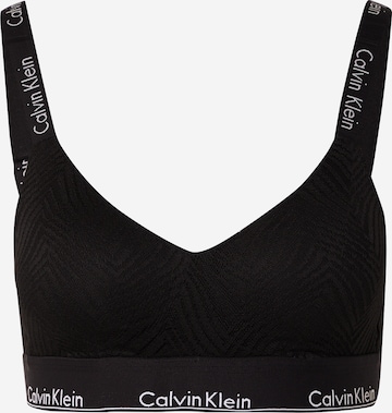 Calvin Klein Underwear Bustier BH in Zwart: voorkant