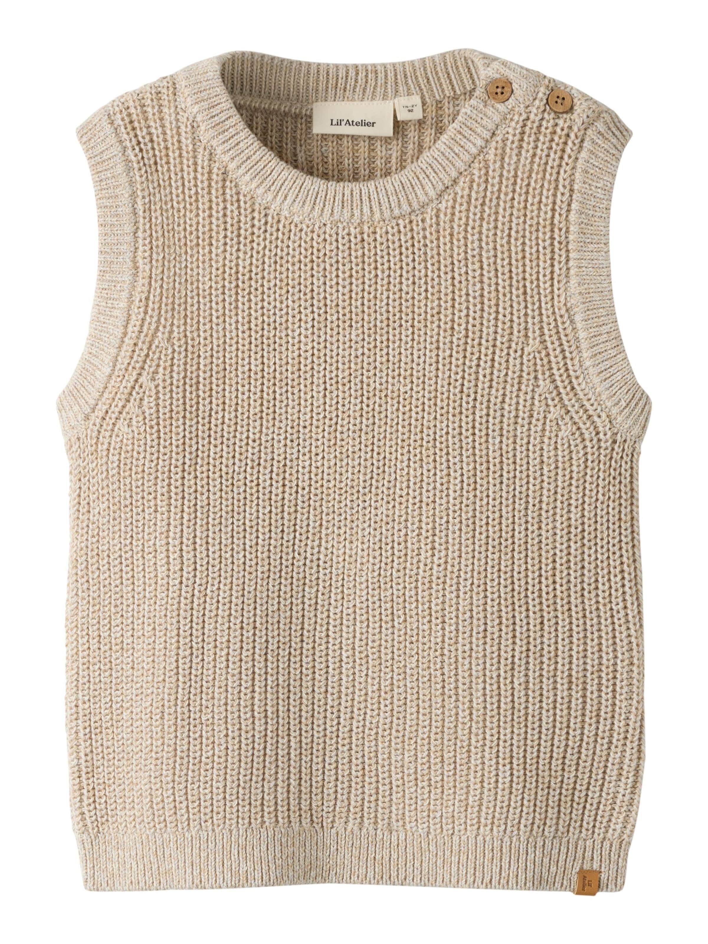Gilet di Lil'Atelier in beige: frontale