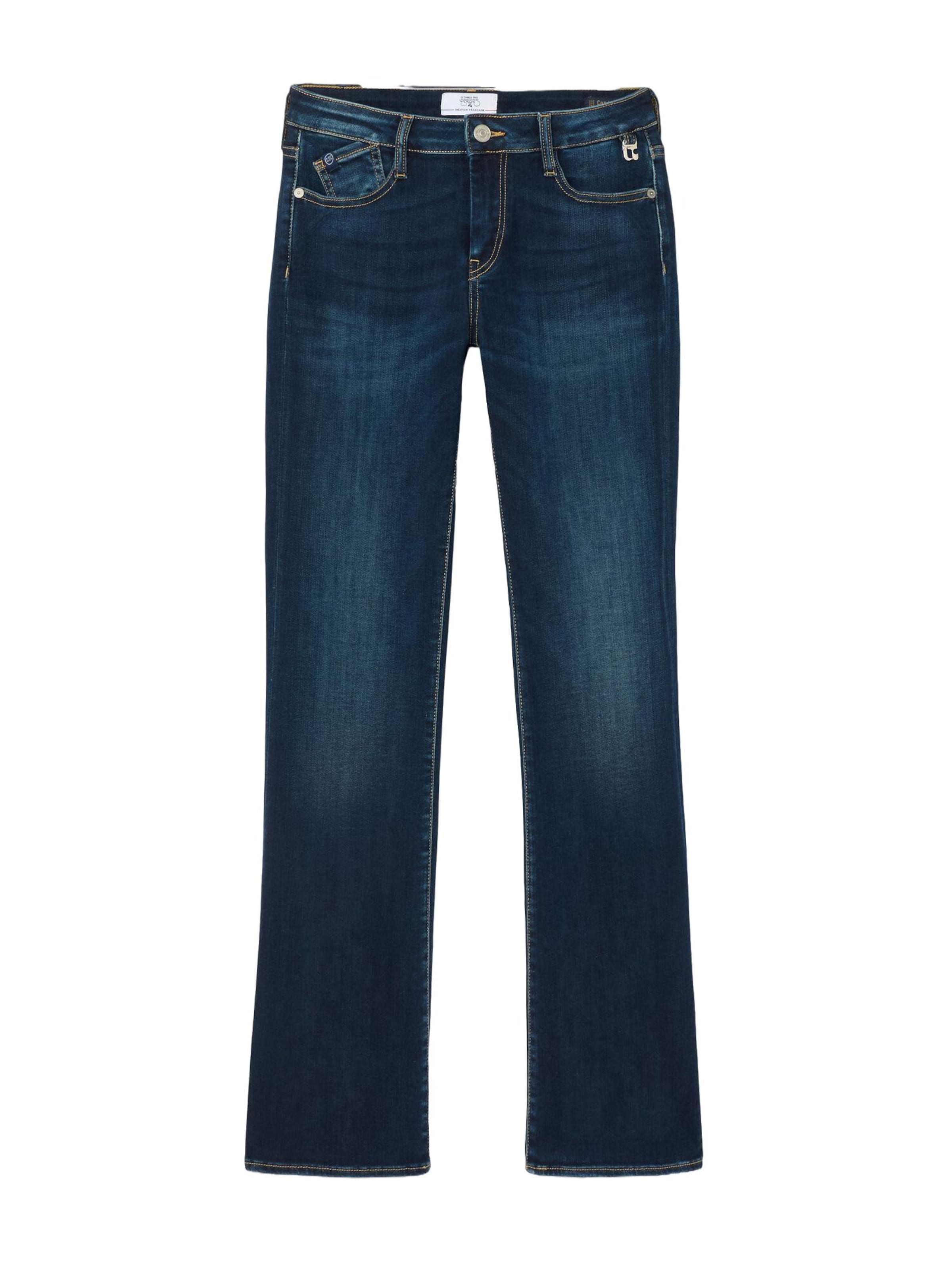 Le Temps Des Cerises Bootcut Jeans in Blauw: voorkant