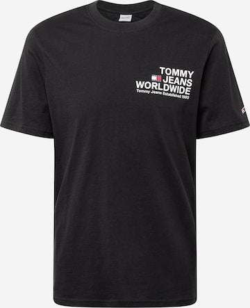 Tommy Jeans T-Shirt in Schwarz: predná strana