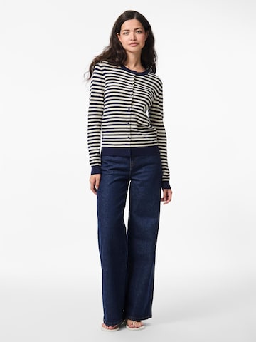 PIECES Knit cardigan 'PCNora' in Blue
