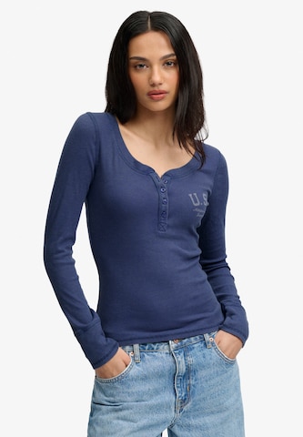 T-shirt Superdry & Co en bleu : devant