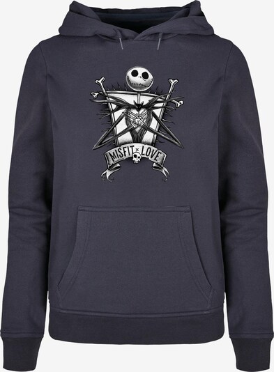 ABSOLUTE CULT Sweatshirt 'Nightmare Before Christmas - Misfits Love' in Navy / Grey / Black / White, Item view