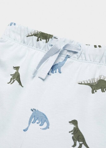 MANGO KIDS Pyjama 'Aopdinos' in Blau