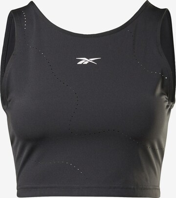 Reebok Sporttop in Zwart: voorkant