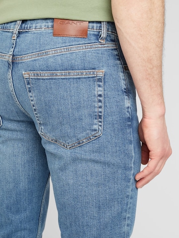 GANT Slimfit Jeans i blå