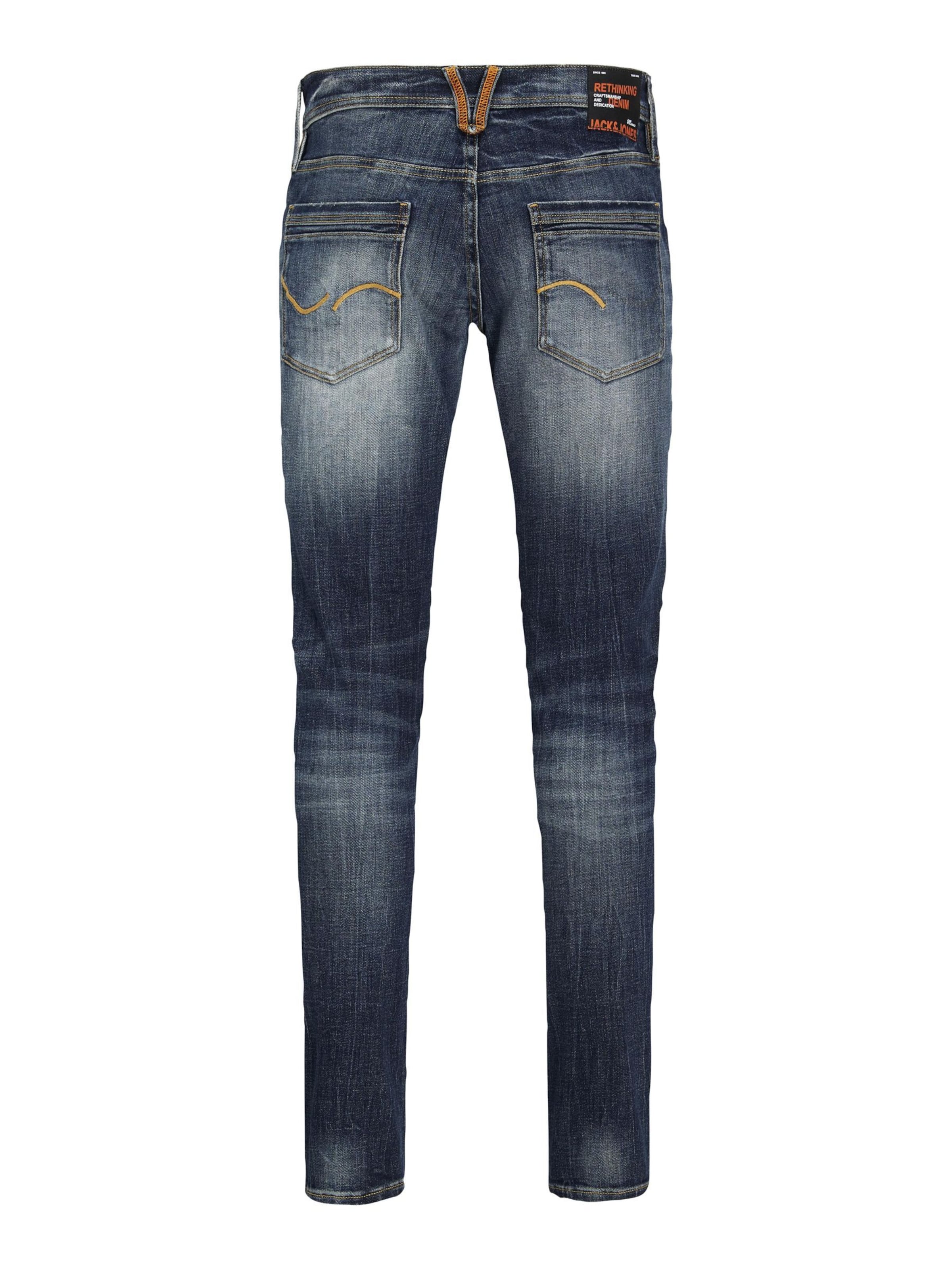 JACK & JONES Slimfit Jeans in Blauw
