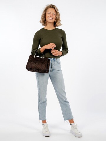Emily & Noah Shopper 'Imke' in Brown: front