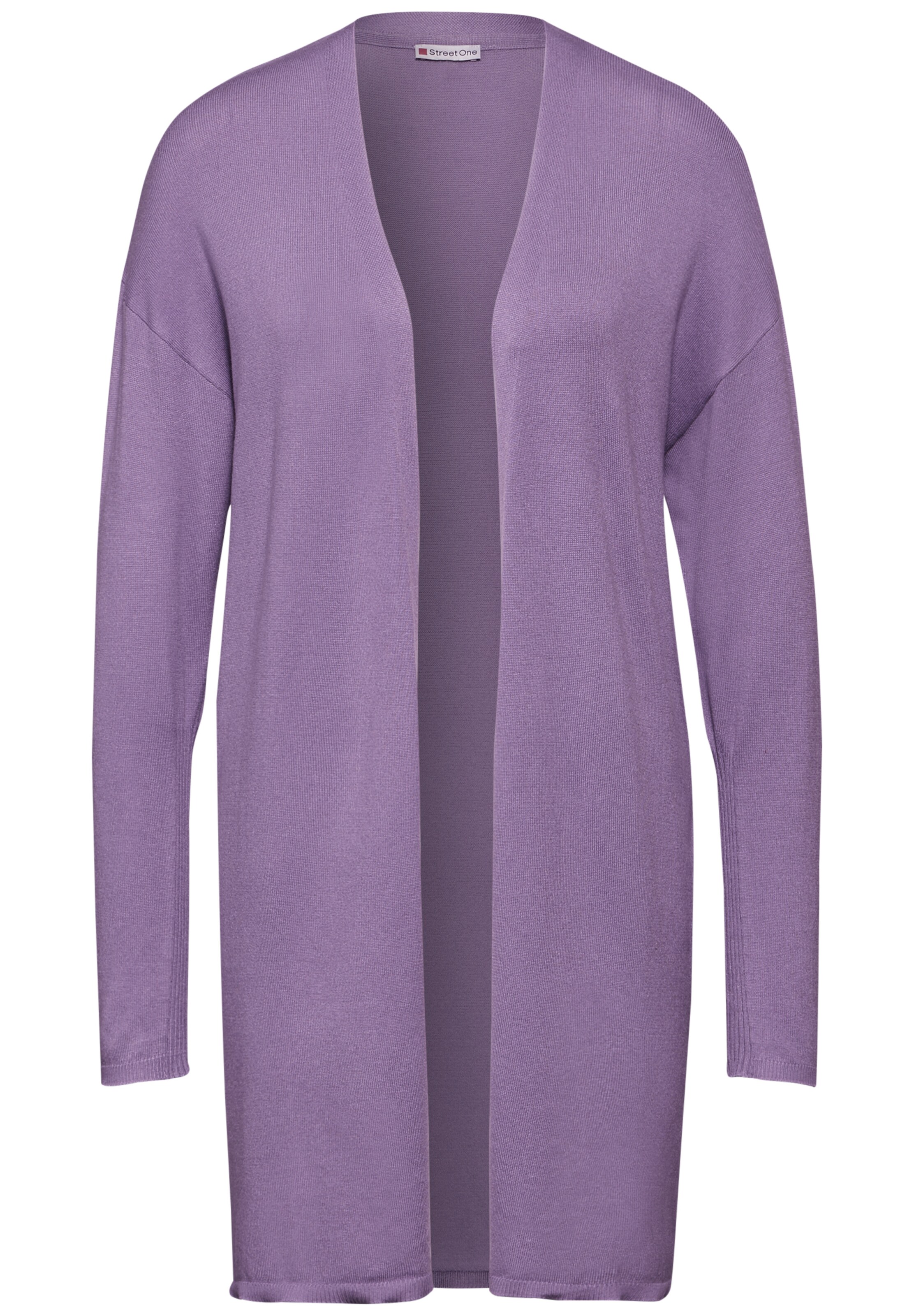 STREET ONE Strickjacke in Lila: Vorderseite
