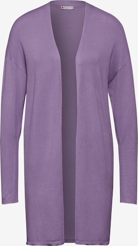 STREET ONE Strickjacke in Lila: Vorderseite