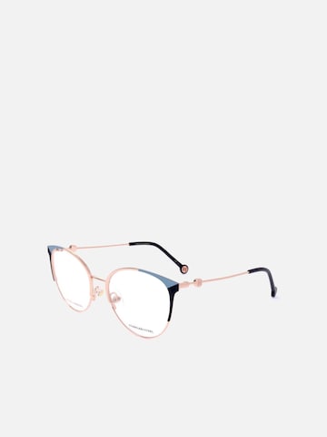Carolina Herrera - Gafas de sol 'Carolina Herrera HER 0115 Gold blue 54/18/145 WOMAN Eyewear Frame' en oro: frente