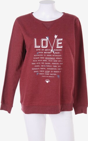 John Baner Sweatshirt L-XL in Rot: predná strana