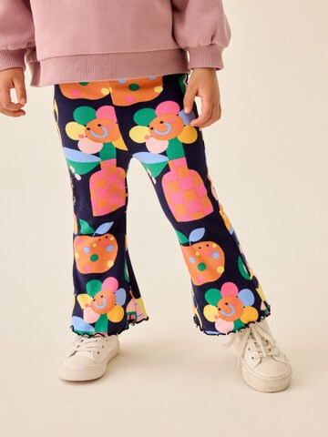 Next Flared Leggings in Blue: front