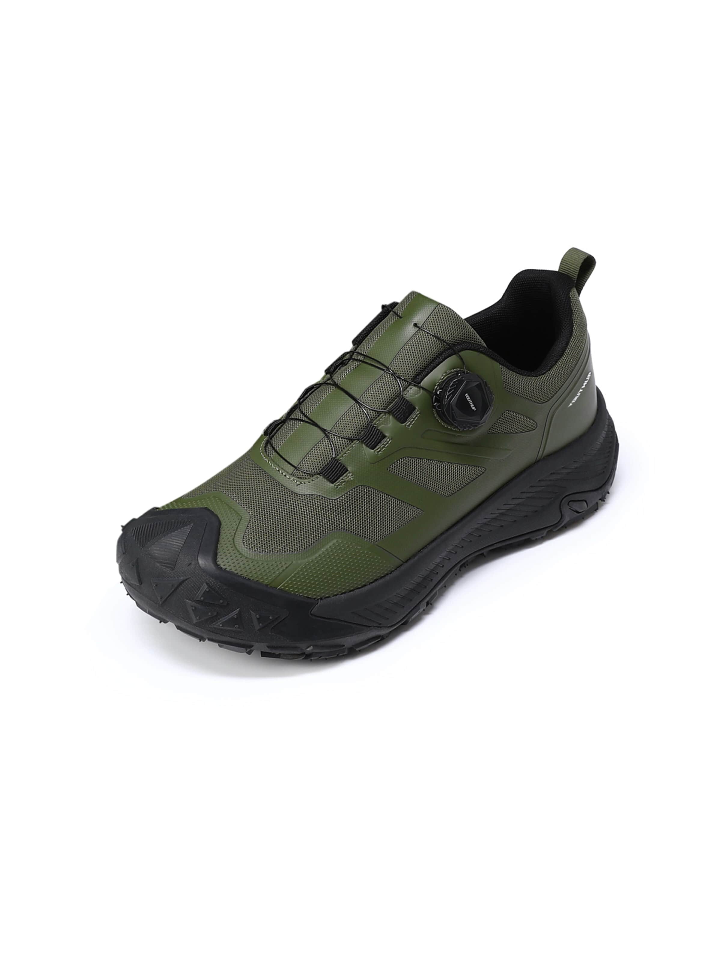 YOUTHUP Athletic Shoes 'Trockenbahn' in Green: front
