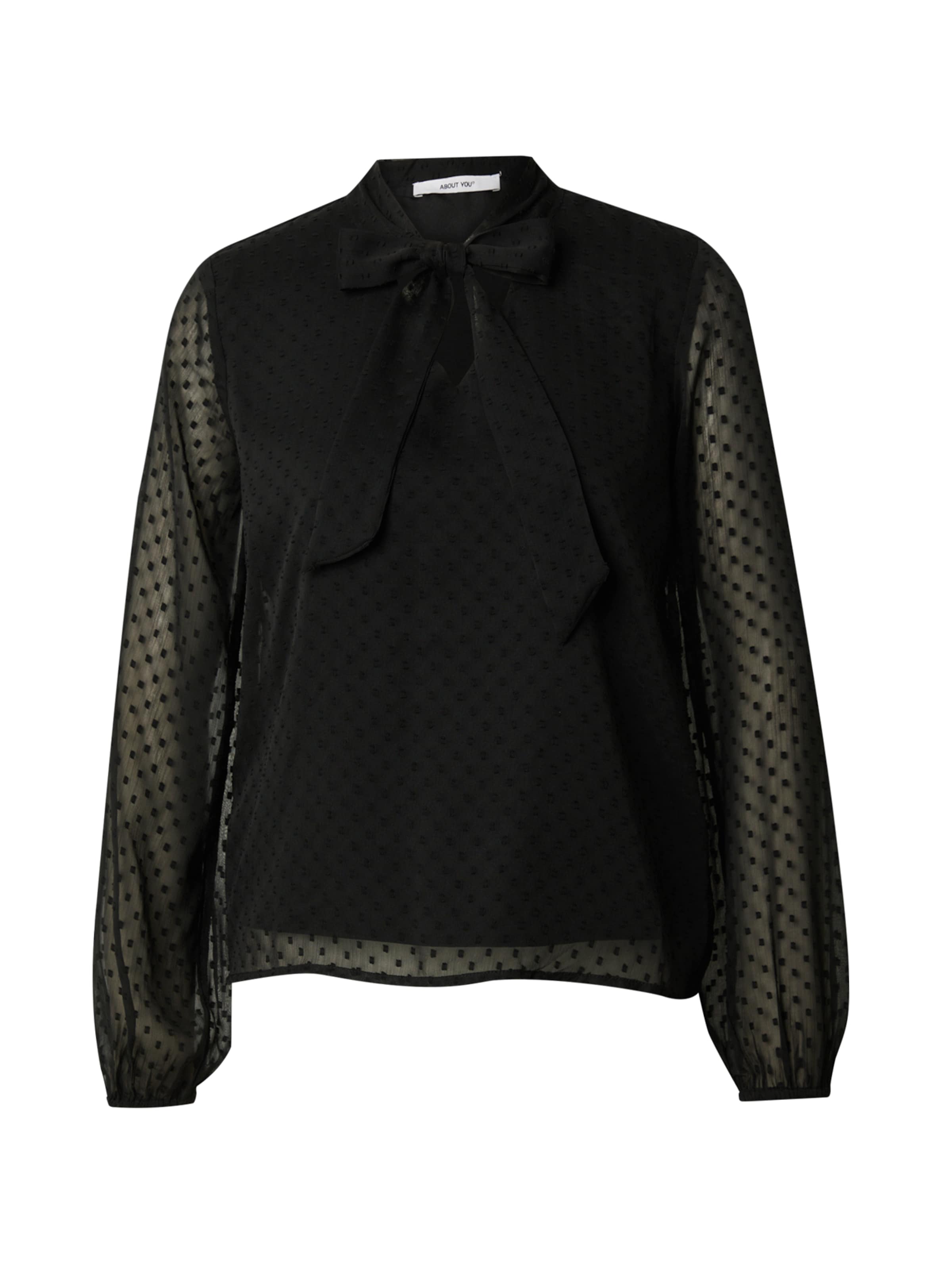 ABOUT YOU Μπλούζα 'Jenna' σε μαύρο: μπροστά