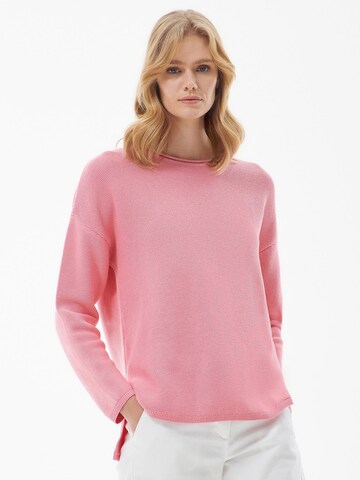 Barbour Sweter w kolorze różowy: przód