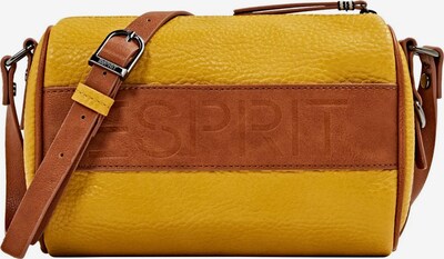 ESPRIT Schoudertas 'Minnesota' in de kleur Bruin / Geel, Productweergave