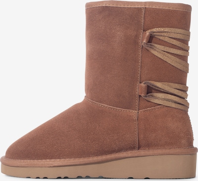 Gooce Boots 'Evelyn' en marron, Vue avec produit