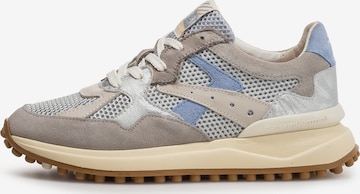 Sneaker bassa 'NOPPI 46' di Floris van Bommel in argento: frontale