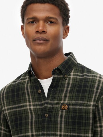 Fit confort Chemise Superdry & Co en vert