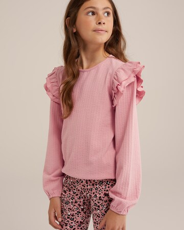 WE Fashion Shirt in Pink: front