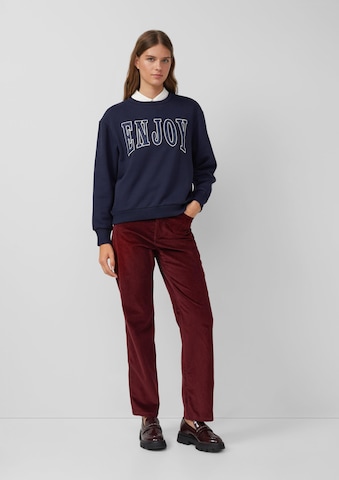 Regular Pantalon s.Oliver en rouge
