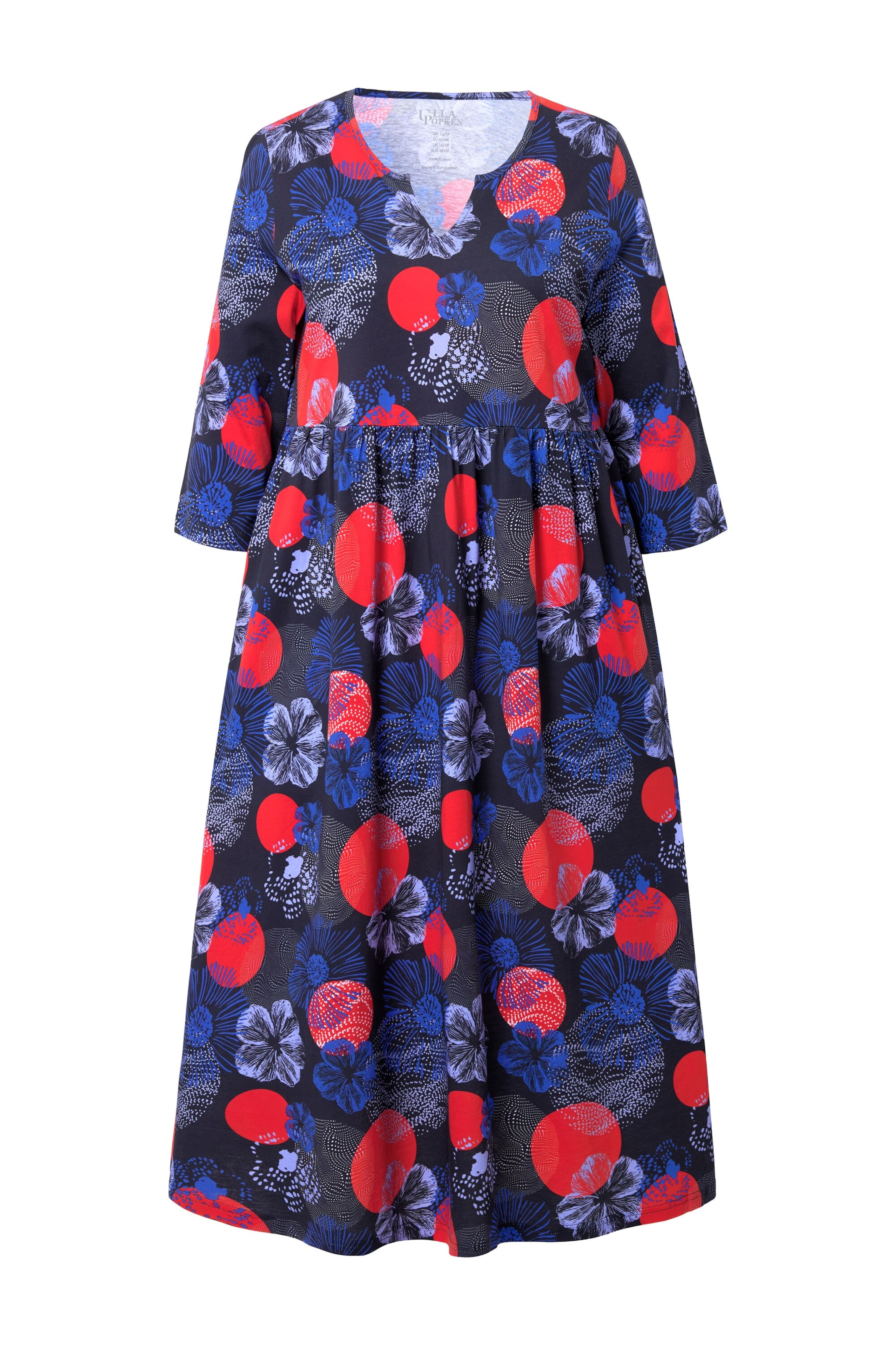 Ulla Popken Kleid in Mischfarben: Vorderseite