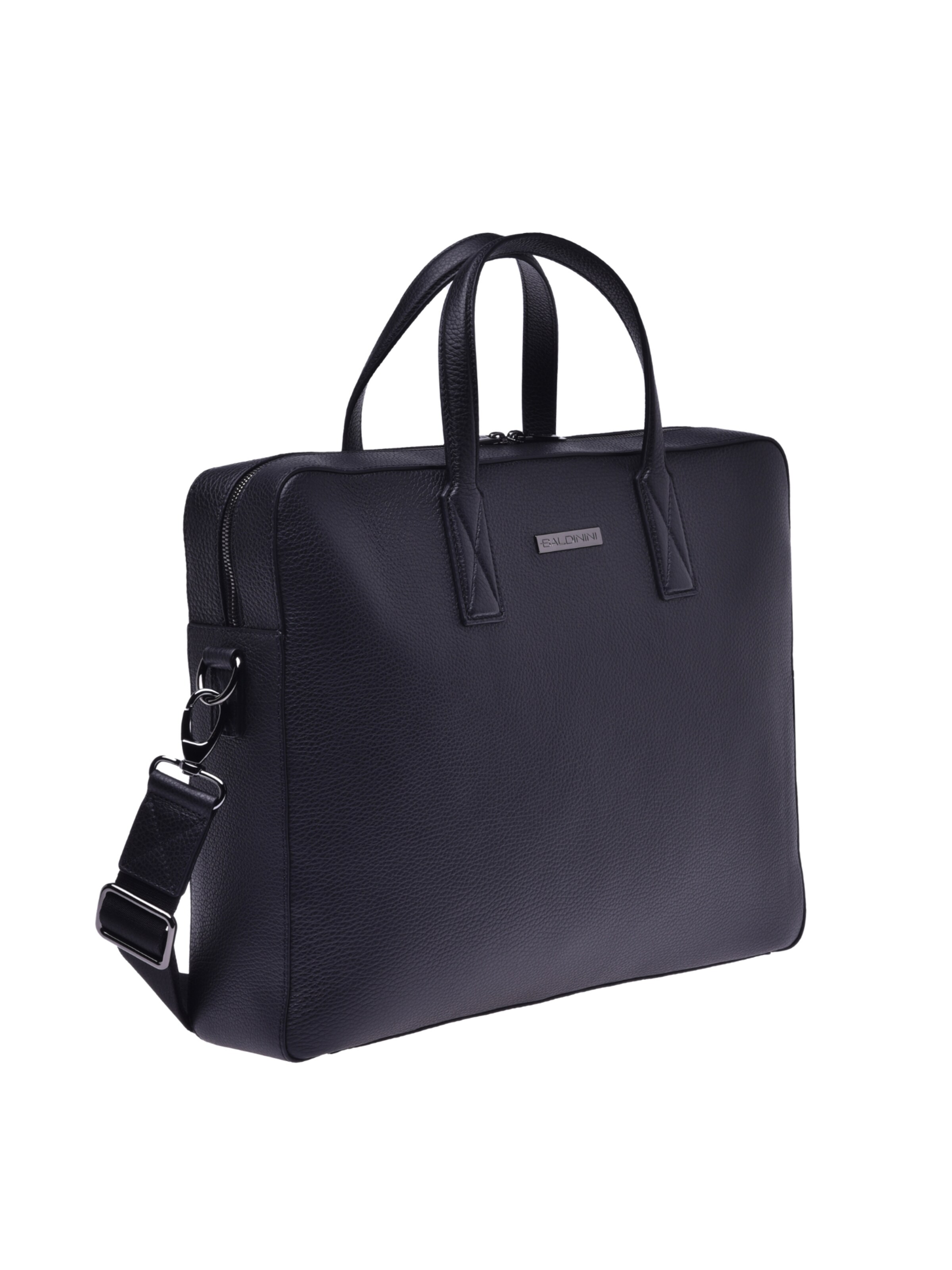BALDININI Document Bag in Black