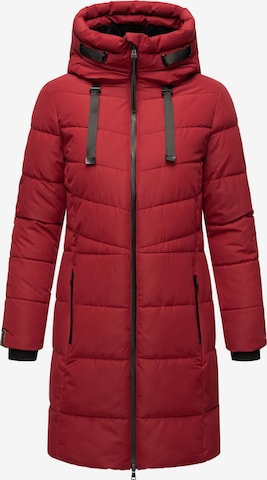 MARIKOO Winter coat 'Natsukoo XVI' in Red: front