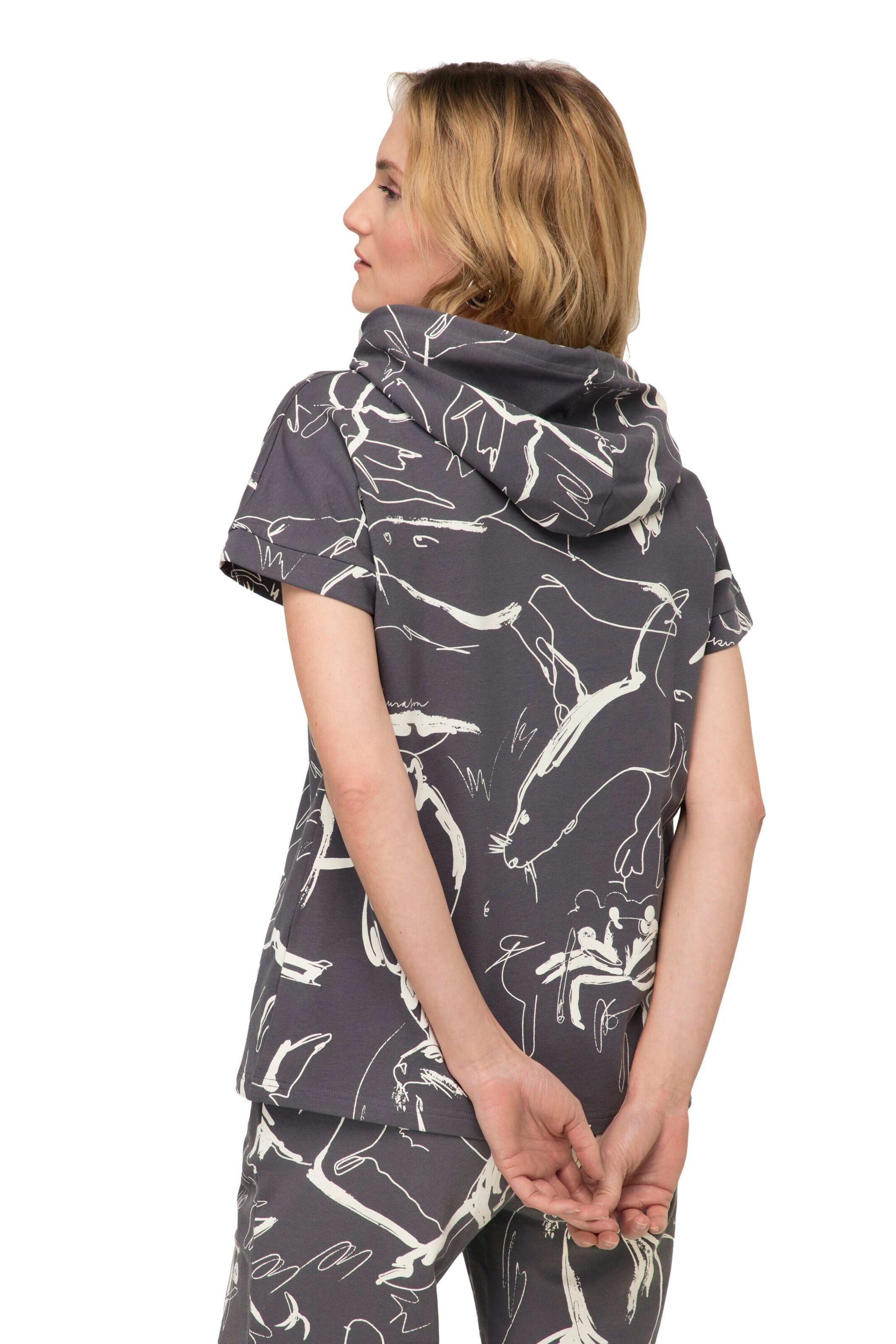 LAURASØN Sweatshirt in Grau