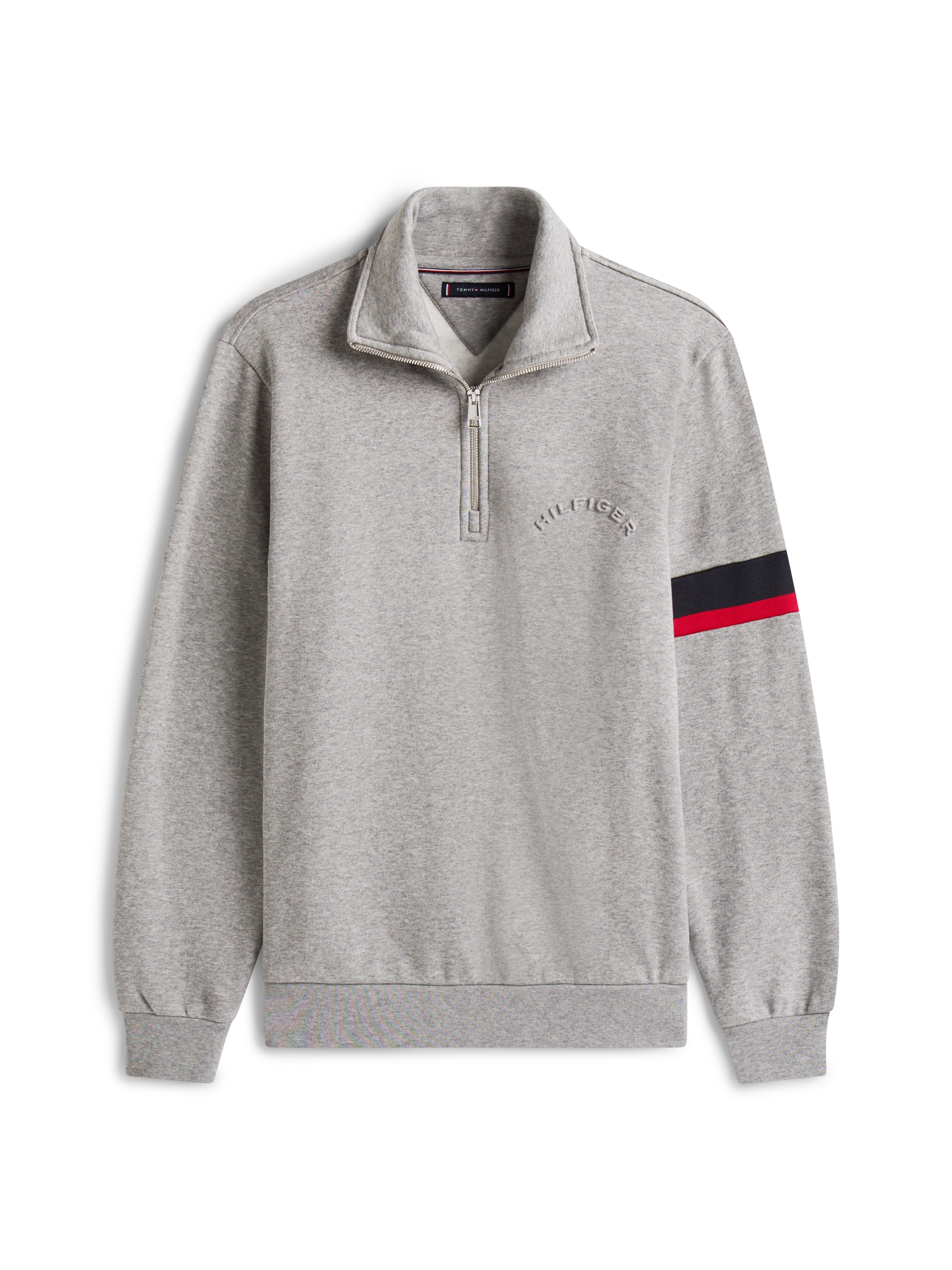 Felpa di TOMMY HILFIGER in grigio: frontale