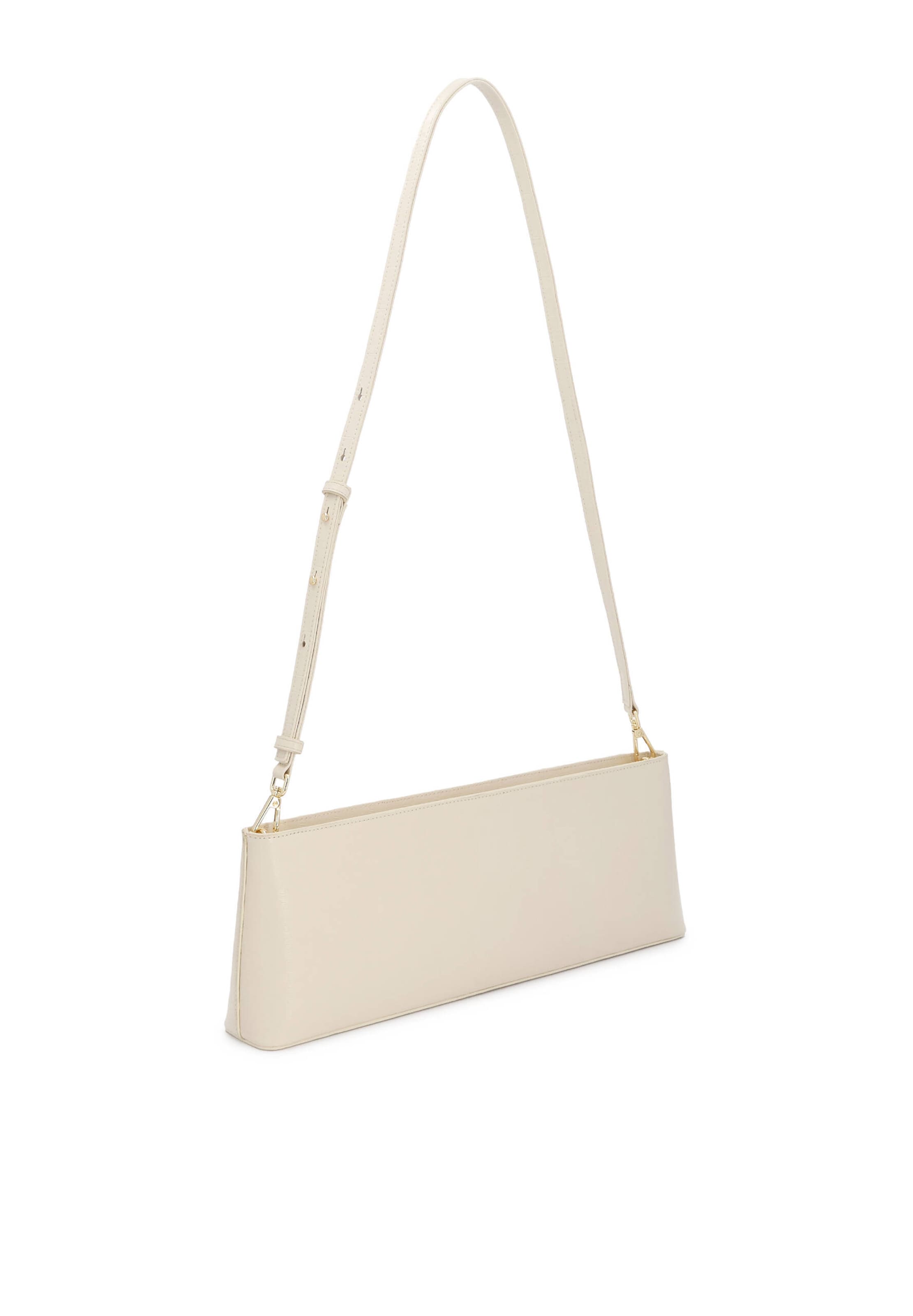 Borsa a spalla di Kazar in bianco