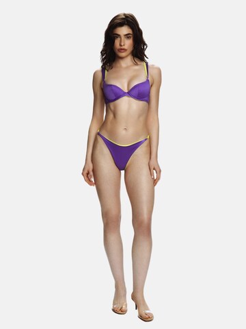 EKCENTRIK Bikini bottom 'Purple Rain' in Purple