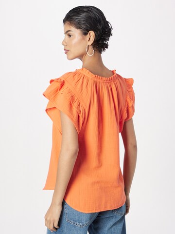 GAP Bluse 'GAUZE' i orange