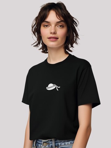 F4NT4STIC T-Shirt 'Alice im Wunderland Hut' in Schwarz