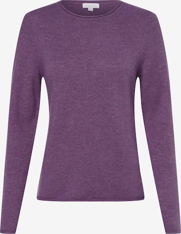 Brookshire Sweater in Purple: front