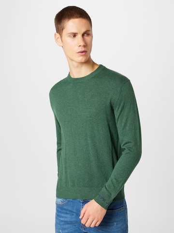 Pull-over Pepe Jeans en vert : devant