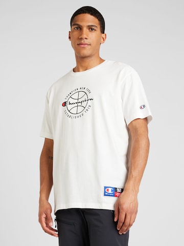 Champion Authentic Athletic Apparel Koszulka w kolorze biały: przód