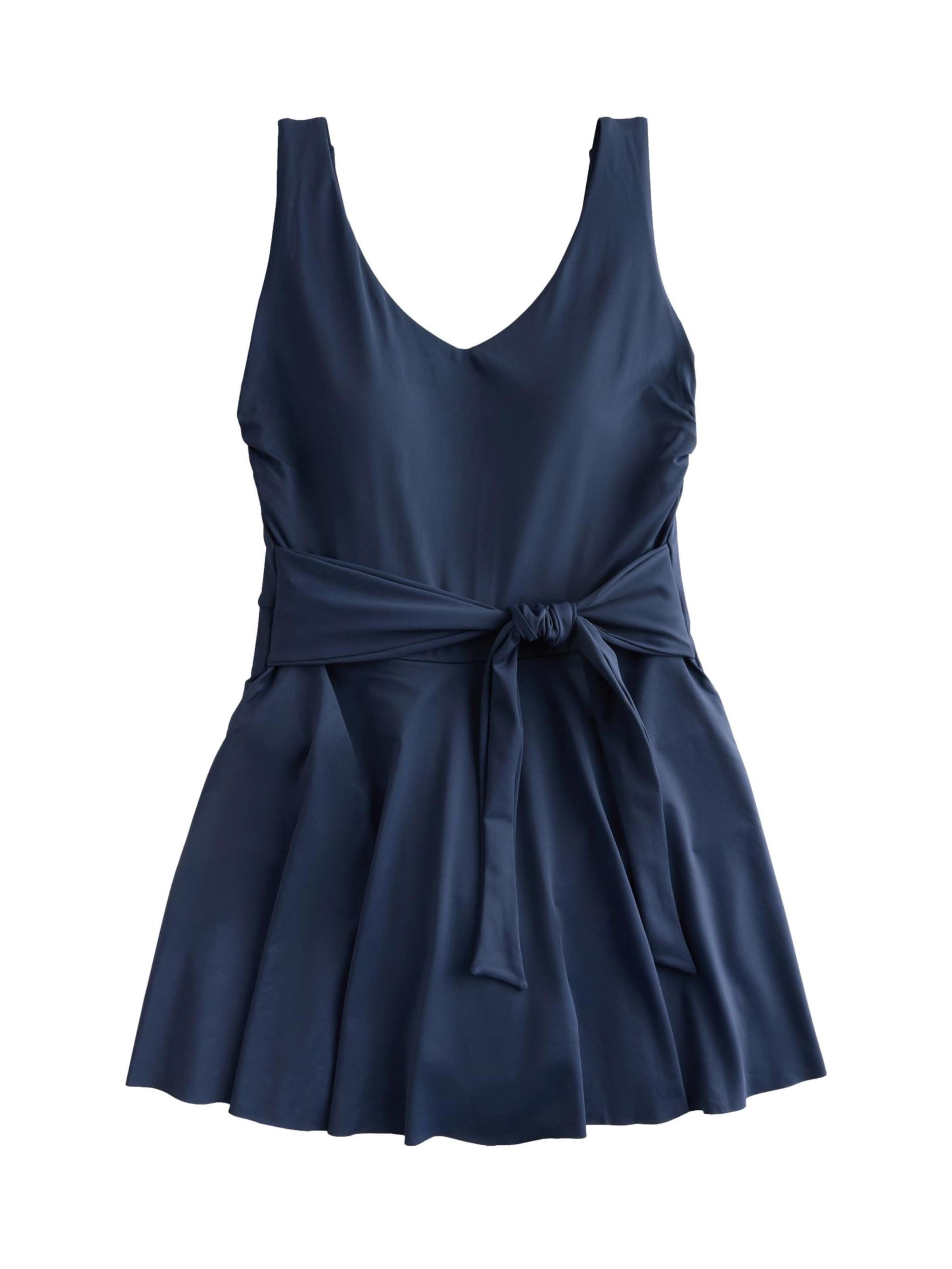 zils Next Bezvīļu Peldkostīms: no priekšpuses