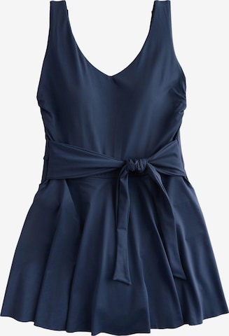 Next Bustier Uimapuku värissä sininen: etupuoli