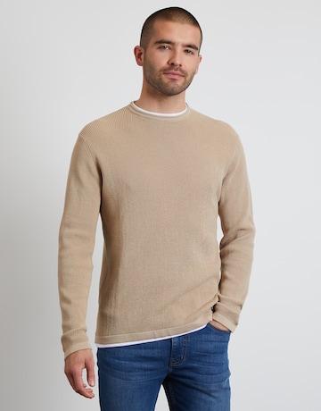Threadbare Sweater 'Dolan' in Beige: front