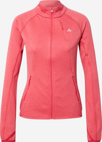 Schöffel Athletic Fleece Jacket 'Rotwand' in Red: front