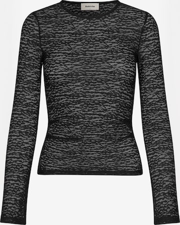 modström Shirt ' Dianamd ' in Schwarz: Vorderseite