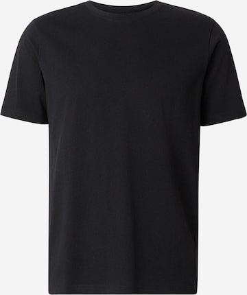 melns KnowledgeCotton Apparel T-Krekls: no priekšpuses