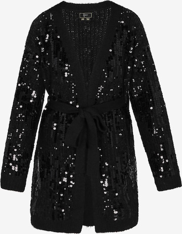 faina - Cárdigan en negro: frente