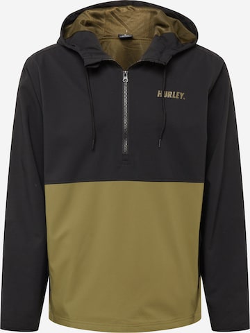 Hurley Športna jakna | črna barva: sprednja stran