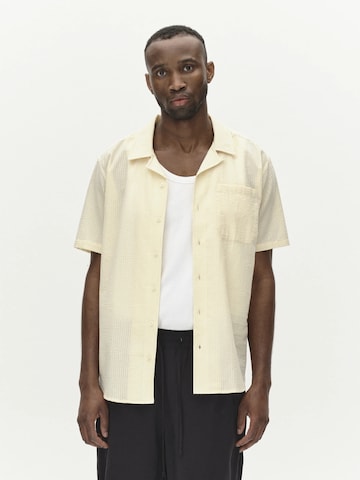 GABBA Comfort Fit Hemd 'Timo' in Beige: Vorderseite