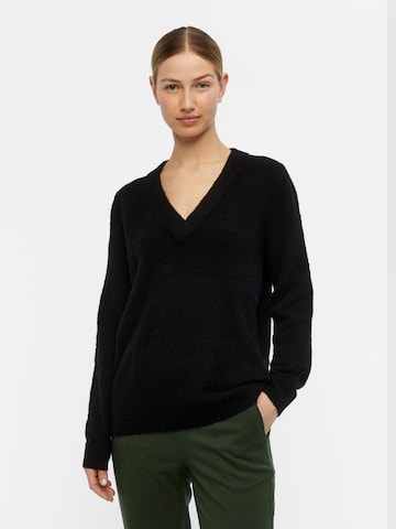 OBJECT Sweater 'Ellie' in Black: front