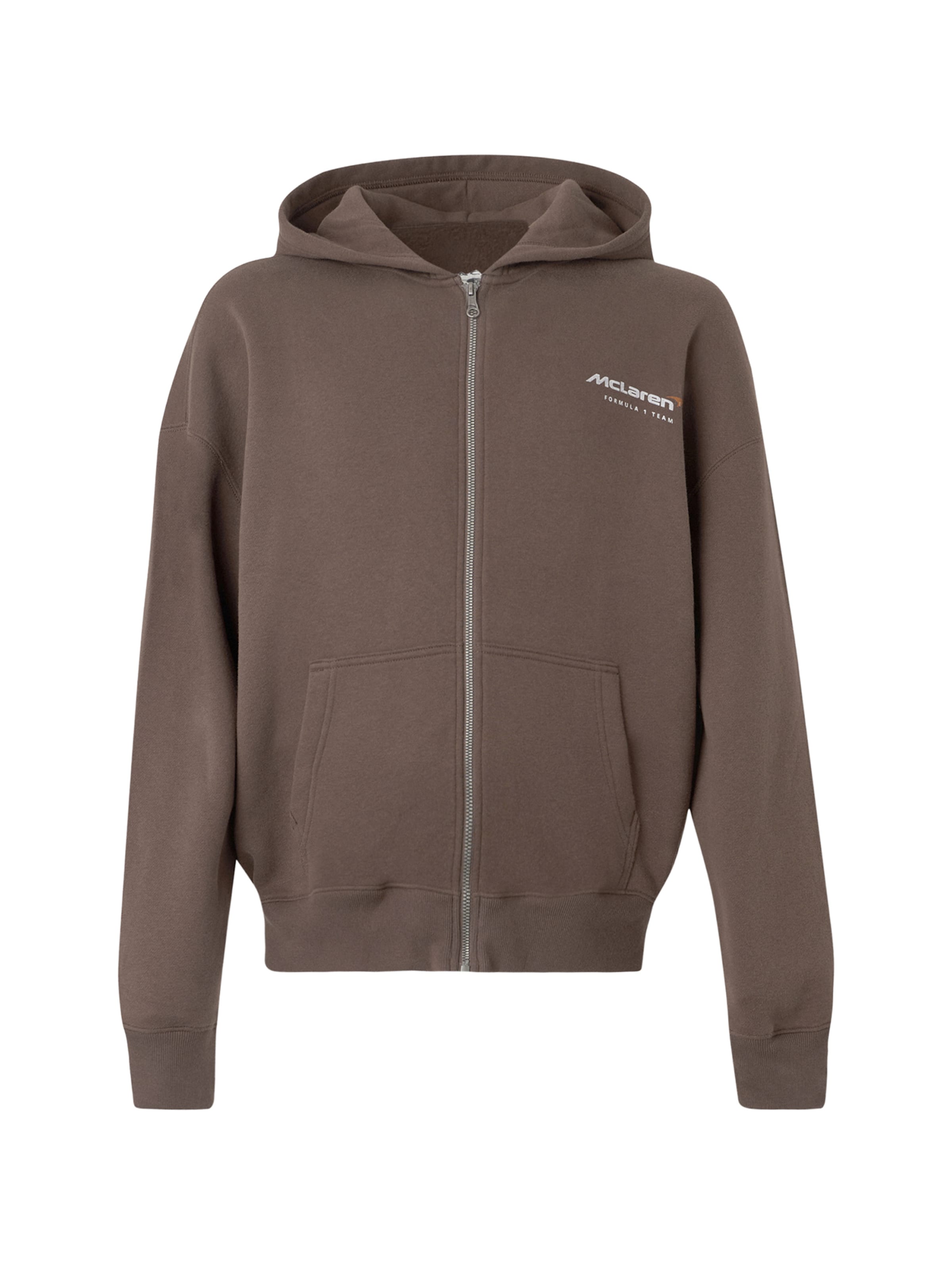 HOLLISTER Dressipluus 'MCLAREN' pruun / oranž / must / valge, Tootevaade